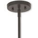Meridian 4 Light 18 inch English Bronze Pendant Ceiling Light