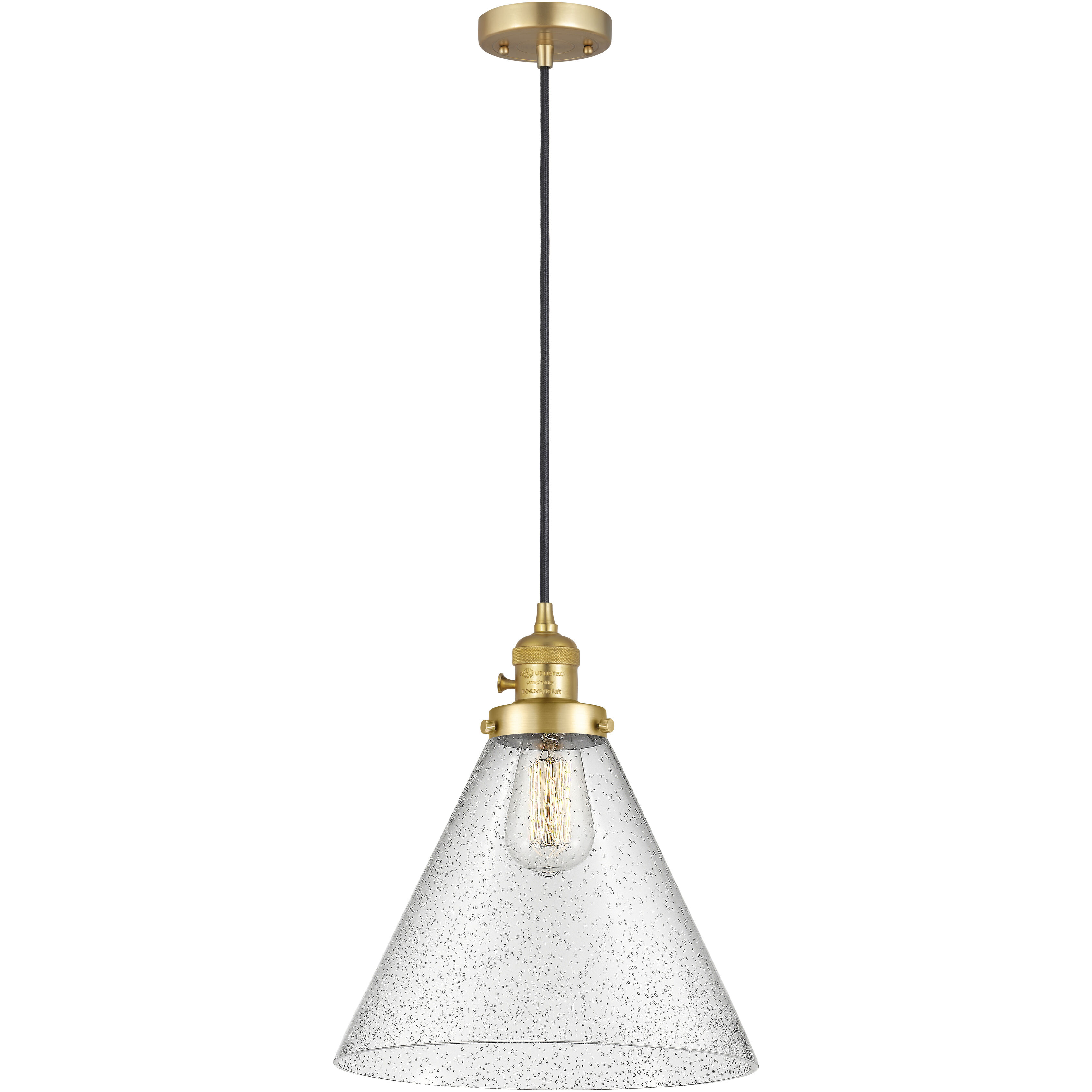 Franklin Restoration Cone 1 Light 12.00 inch Mini Pendant