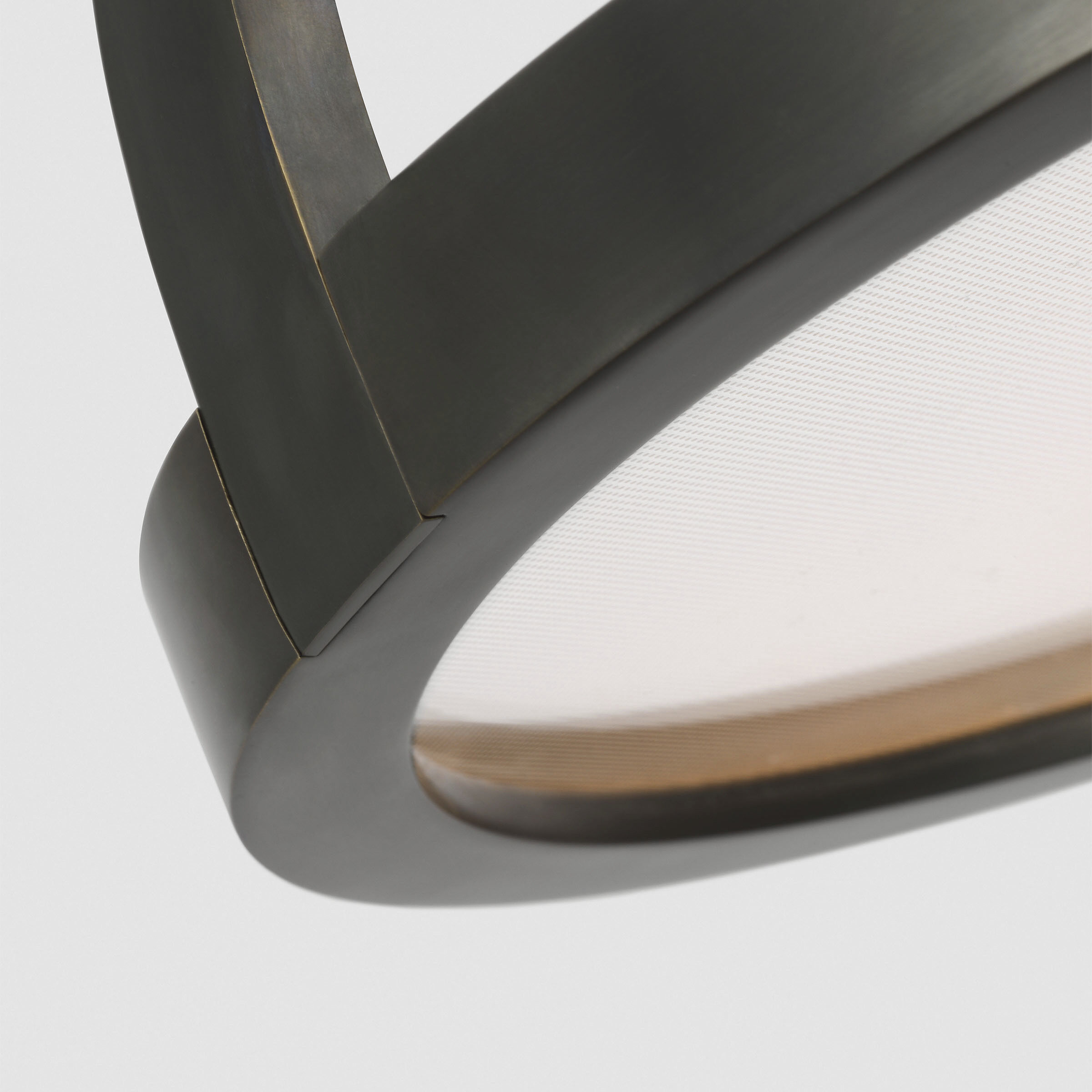 Kelly by Kelly Wearstler Cerne LED 16 inch Dark Bronze Semi Flush Mount Ceiling Light, Large