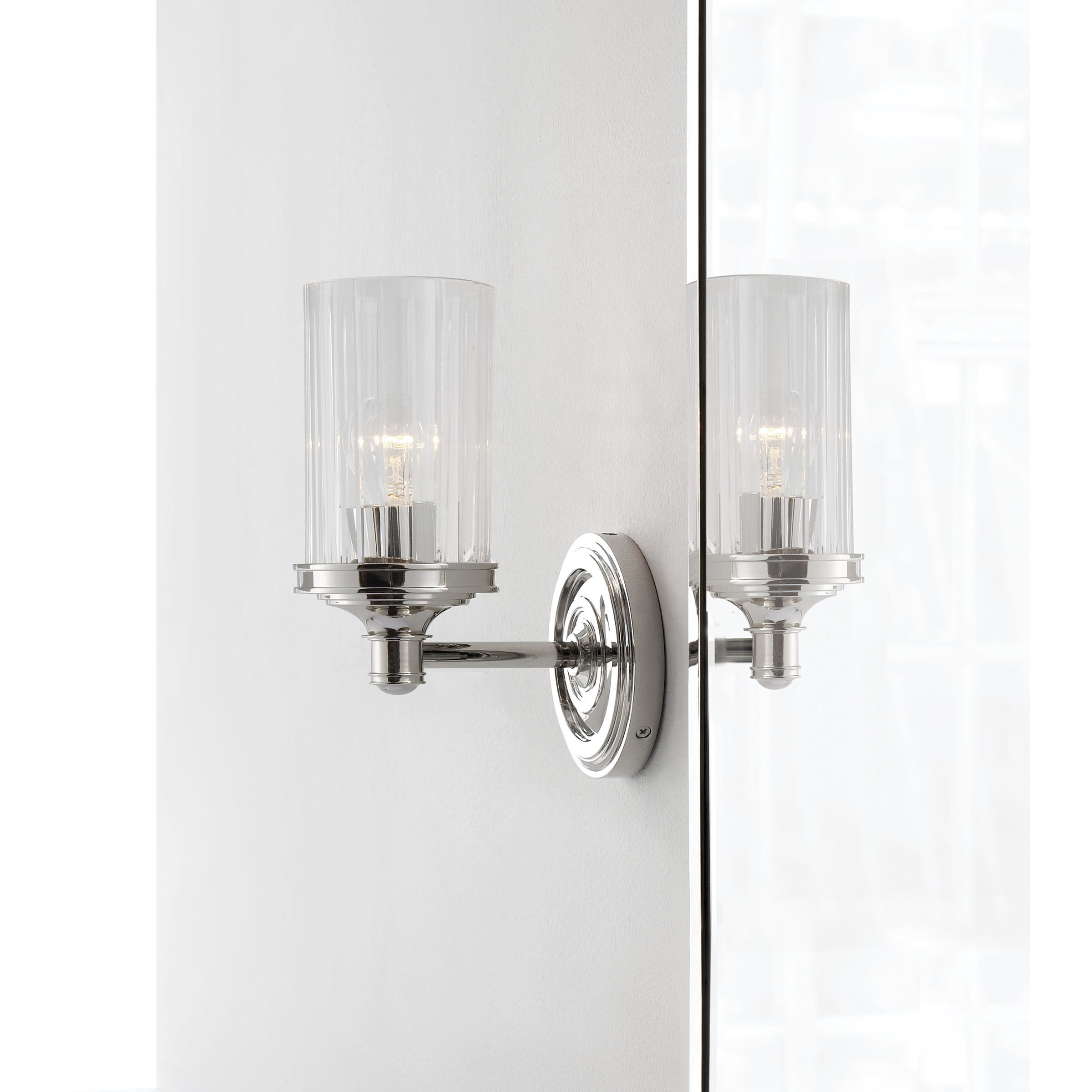 Alexa Hampton Ava 1 Light 4.5 inch Polished Nickel Single Bath Sconce Wall Light