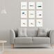 Abstract Collection Blue Framed Art