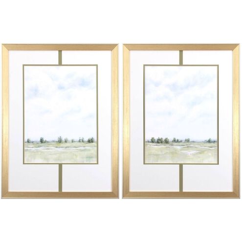 Landscapes Collection Green Framed Art