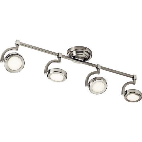 Andlos 4 Light 120 Brushed Nickel Rail Light Ceiling Light