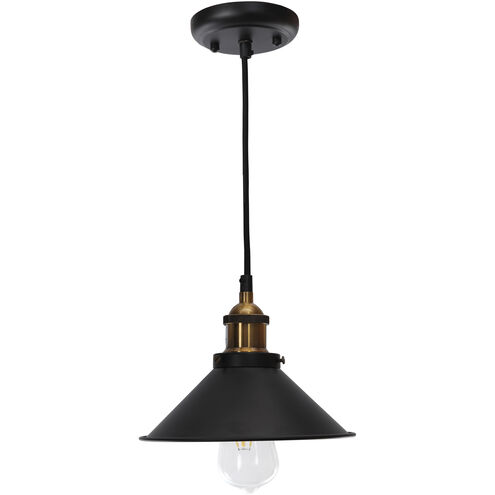 Renata LED 8 inch Black Pendant Lamp Ceiling Light