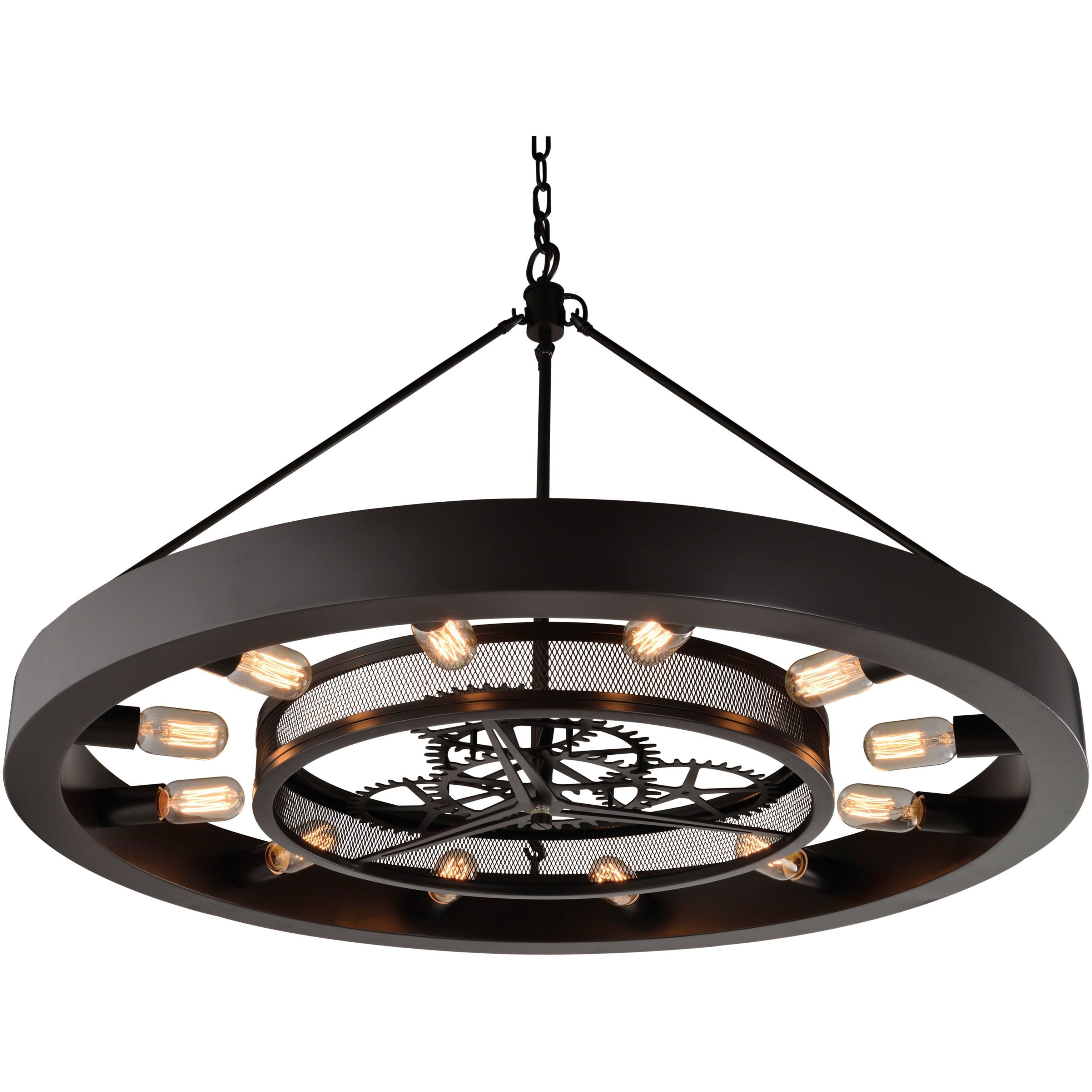 Chronology 12 Light 39 inch Oil Rubbed Bronze Chandelier Ceiling Light