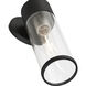 Banca 1 Light 4 inch Black with Brushed Nickel Accent ADA Single Sconce Wall Light, Single