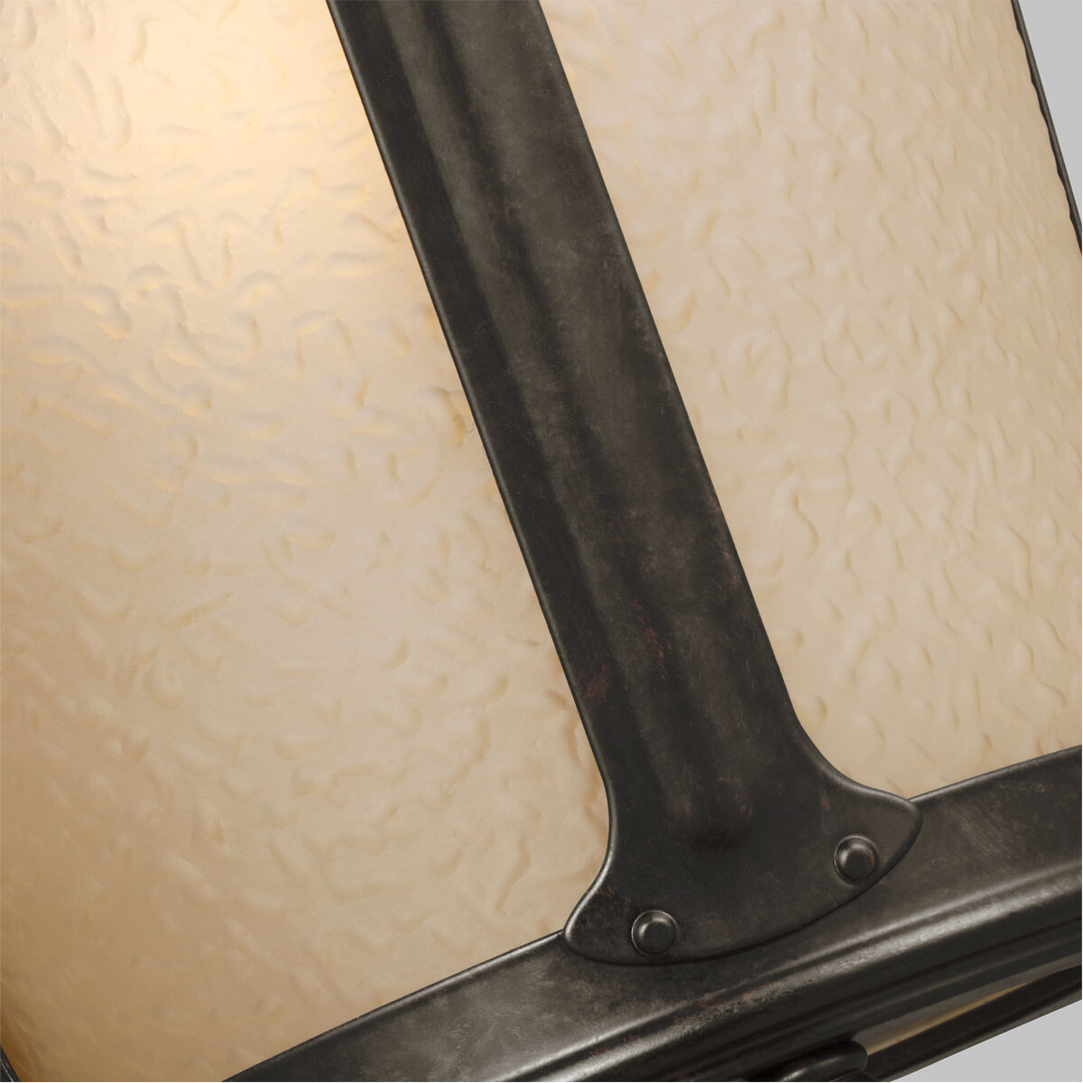 Cape May 1 Light 20.25 inch Burled Iron Outdoor Wall Lantern, Extra Large