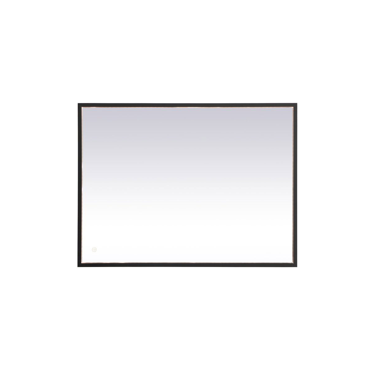 Pier 40 X 24 inch Black LED Mirror