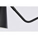 Halycon 1 Light 16.6 inch Black and Golden Bath Sconce Wall Light