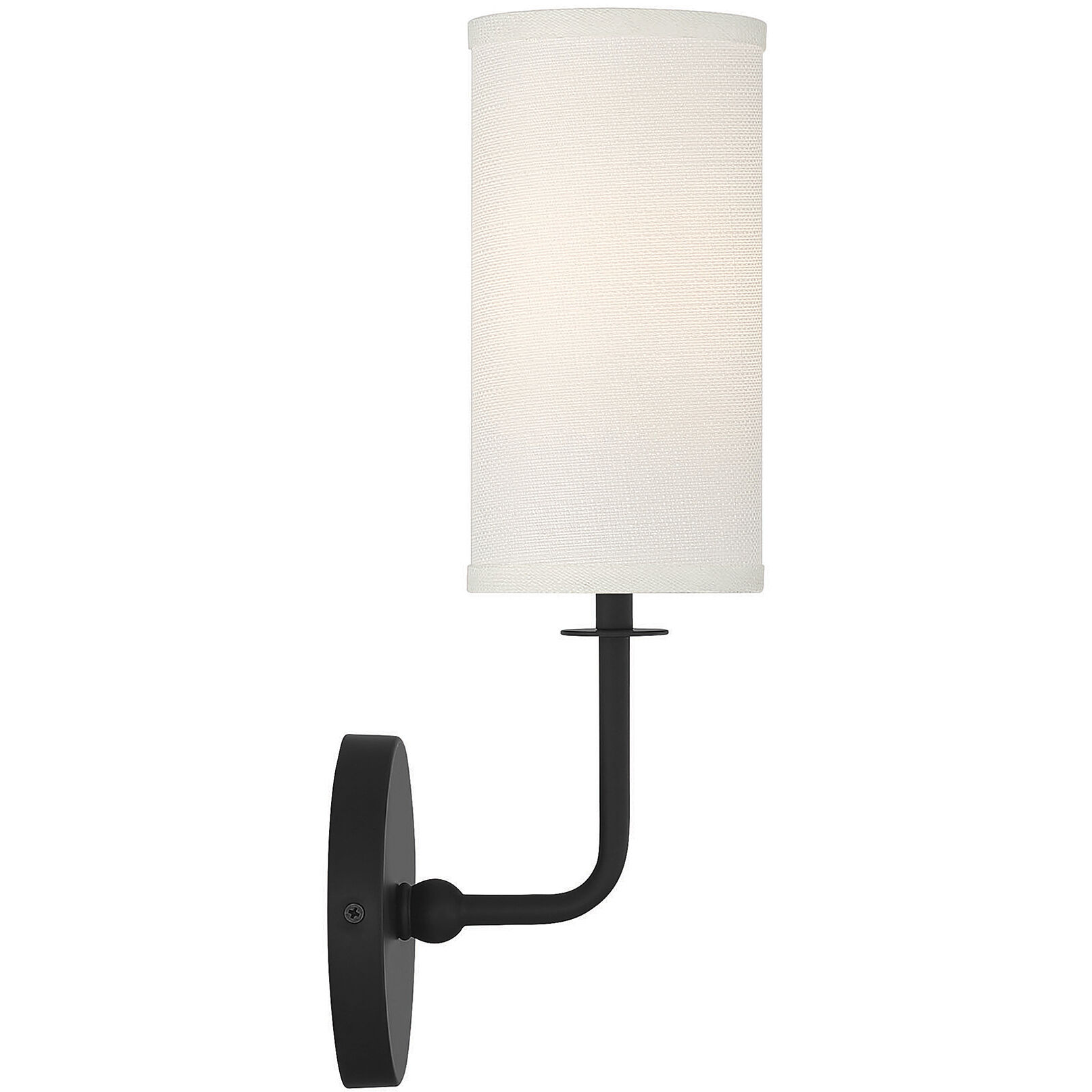 Powell 1 Light 5 inch Matte Black Wall Sconce Wall Light, Essentials