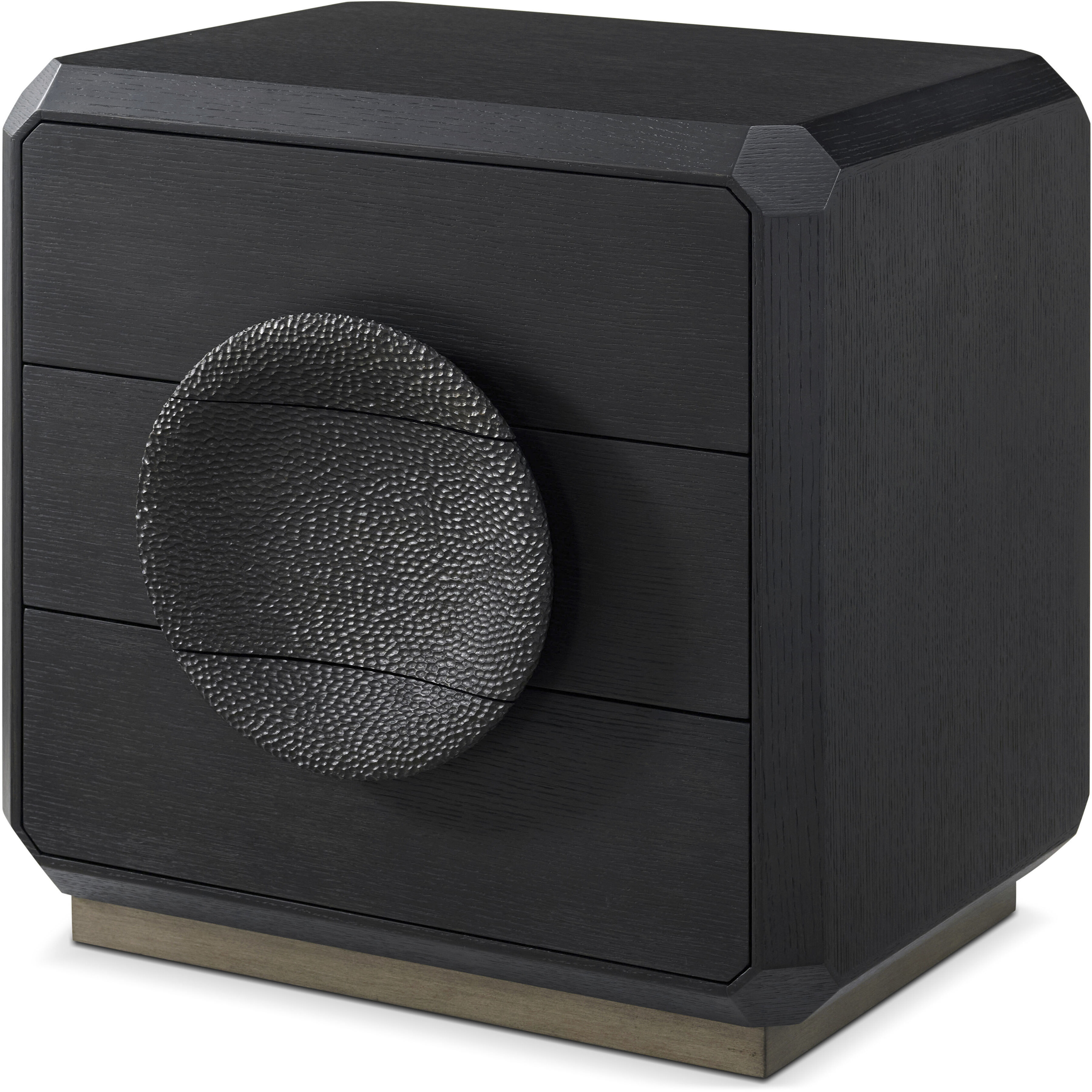 Spencer St. James 26 X 26 inch Onyx Small Nightstand, Wooden