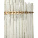 Electra 9 Light 29 inch Clear/Antique Brass Chandelier Ceiling Light