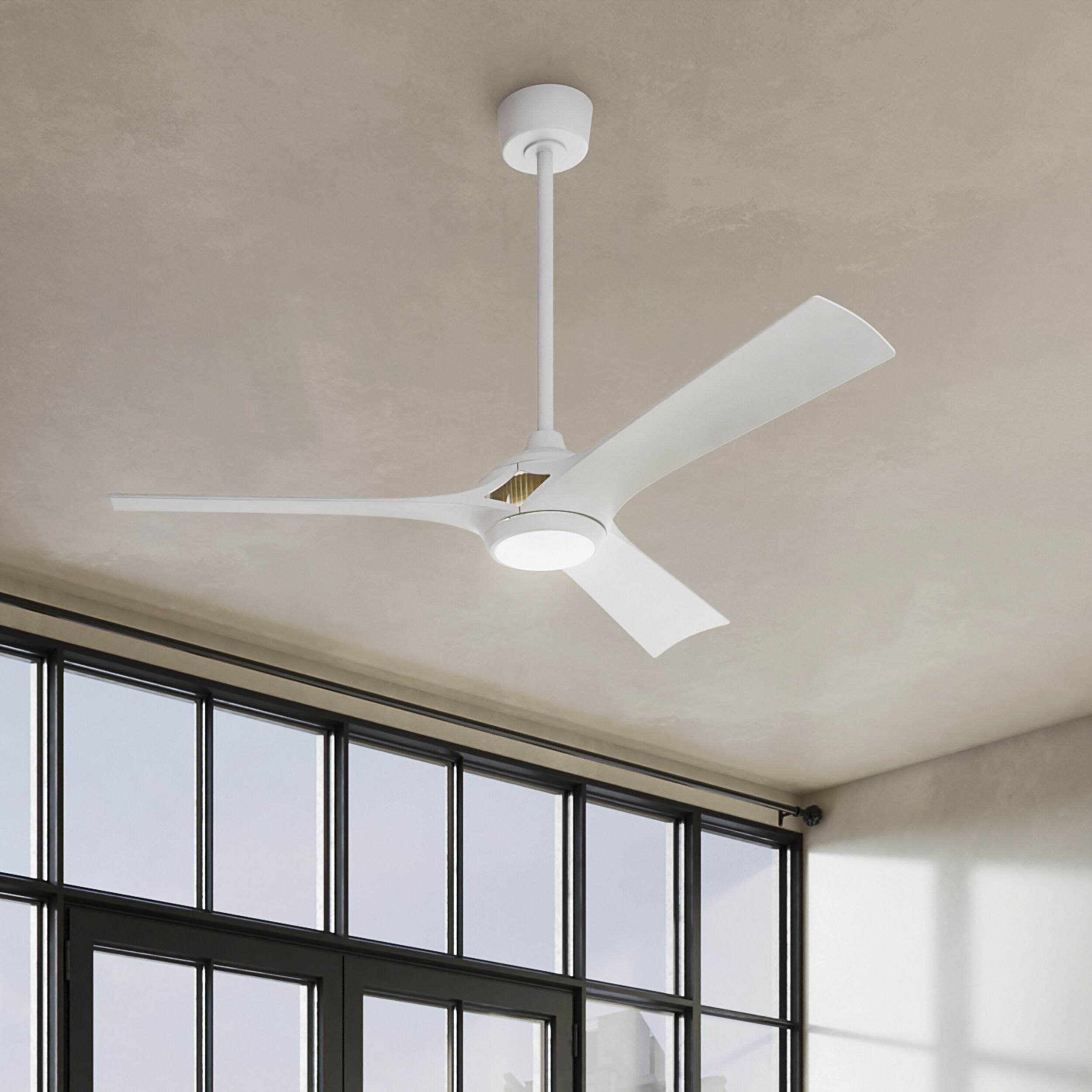 Veetra 56 inch Matte White Ceiling Fan