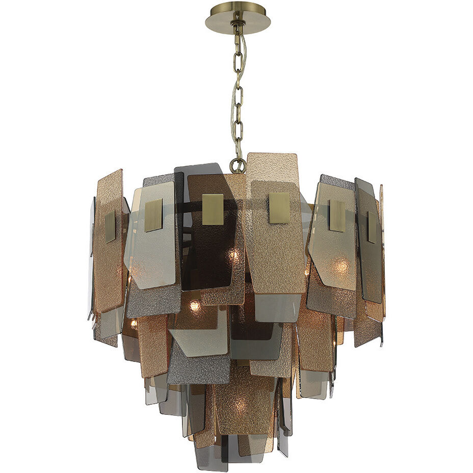 Cocolina 10 Light 24 inch Brass Chandelier Ceiling Light