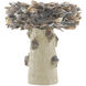 Oyster Shell Natural Bird Bath, Small