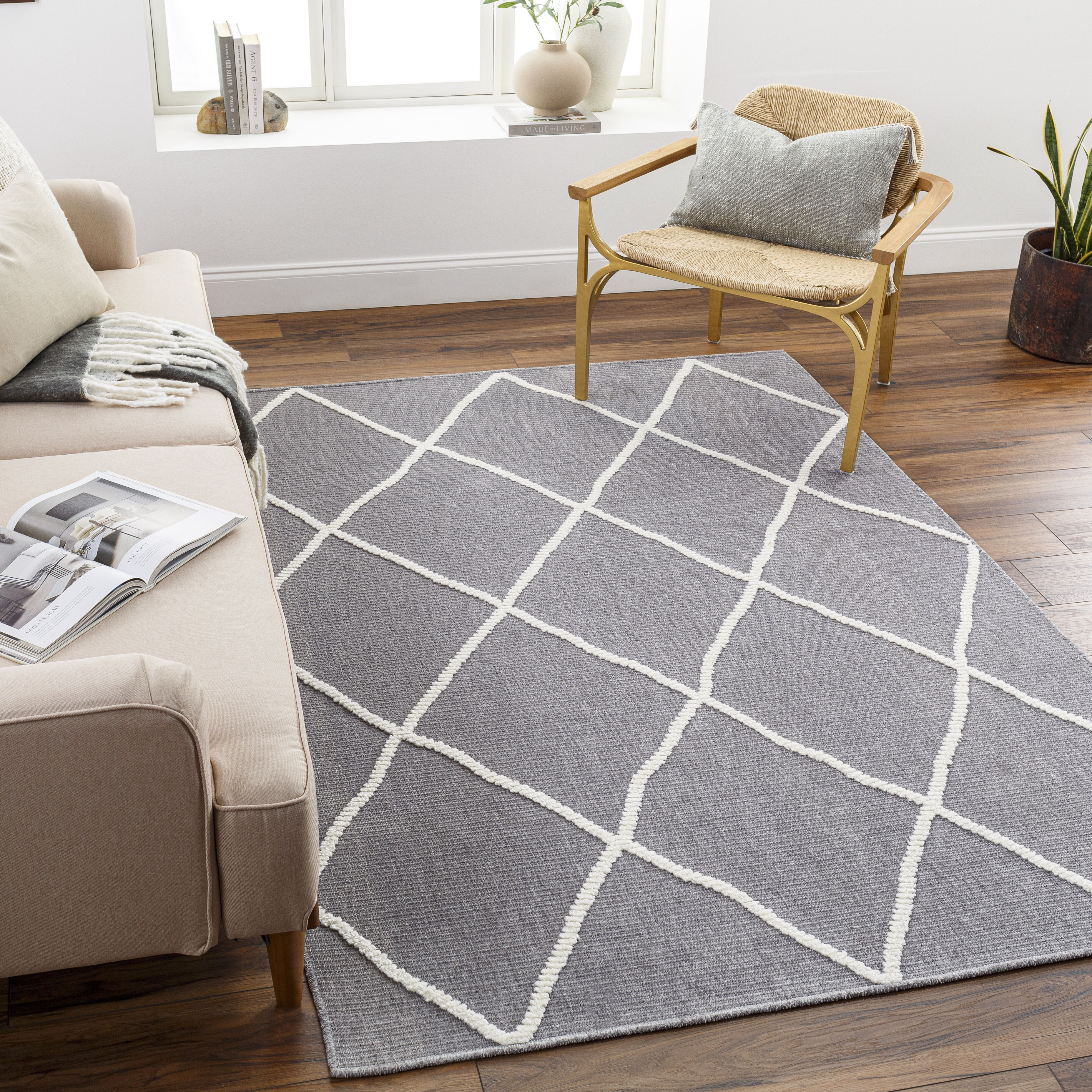 Lyna 34 X 24 inch Rug, Rectangle