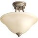 Spirit 2 Light 13.12 inch Pebbles Semi-Flush Mount Ceiling Light