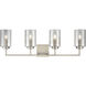West End 4 Light 29.75 inch Bathroom Vanity Light
