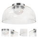 Nadine LED 11.75 inch Polished Chrome Flush Mount Ceiling Light