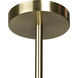Laylani 6 Light 28.5 inch Satin Brass Pendant Ceiling Light