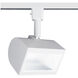 LED3020 1 Light 120 VAC White Wall Wash Track Head Ceiling Light in 3500K, J Track