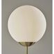 Terra 65 inch 40.00 watt Antique Brass Floor Lamp Portable Light