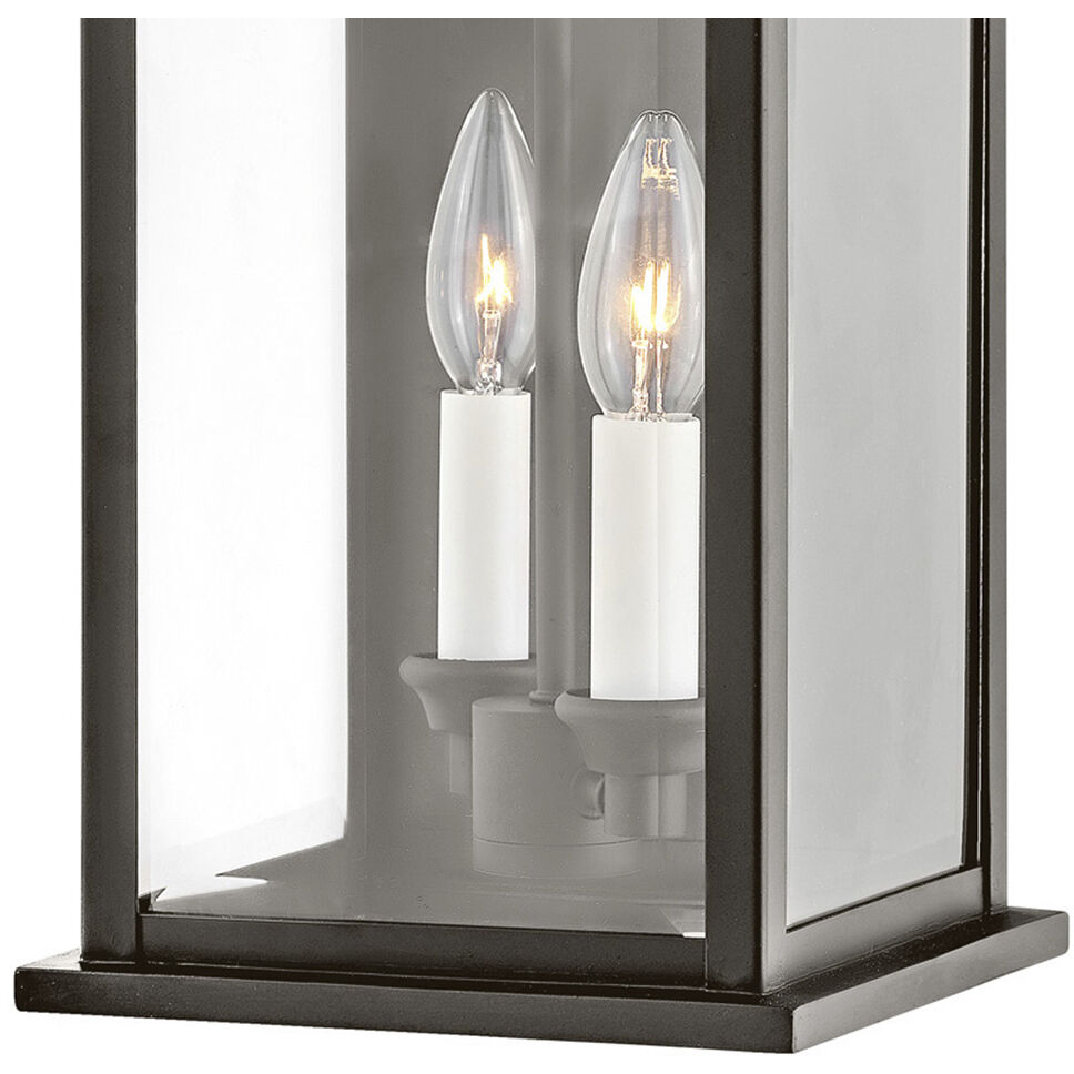 Estate Series Weymouth Outdoor Wall Mount Lantern in Oil Rubbed Bronze, Small