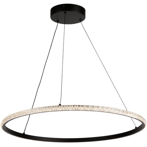 Nova LED 23.6 inch Black Pendant Ceiling Light