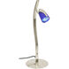 Mul-T-Lite 20 inch 50 watt Satin Chrome Table Lamp Portable Light
