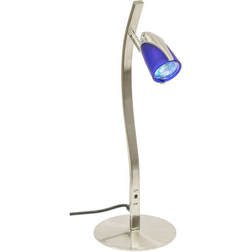 Mul-T-Lite 20 inch 50 watt Satin Chrome Table Lamp Portable Light