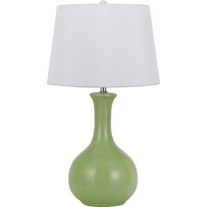 Almeria 29 inch 150 watt Apple Green Table Lamp Portable Light