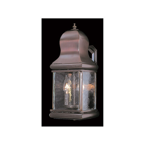 Marquis 2 Light 15 inch Mahogany Bronze Exterior Wall Mount