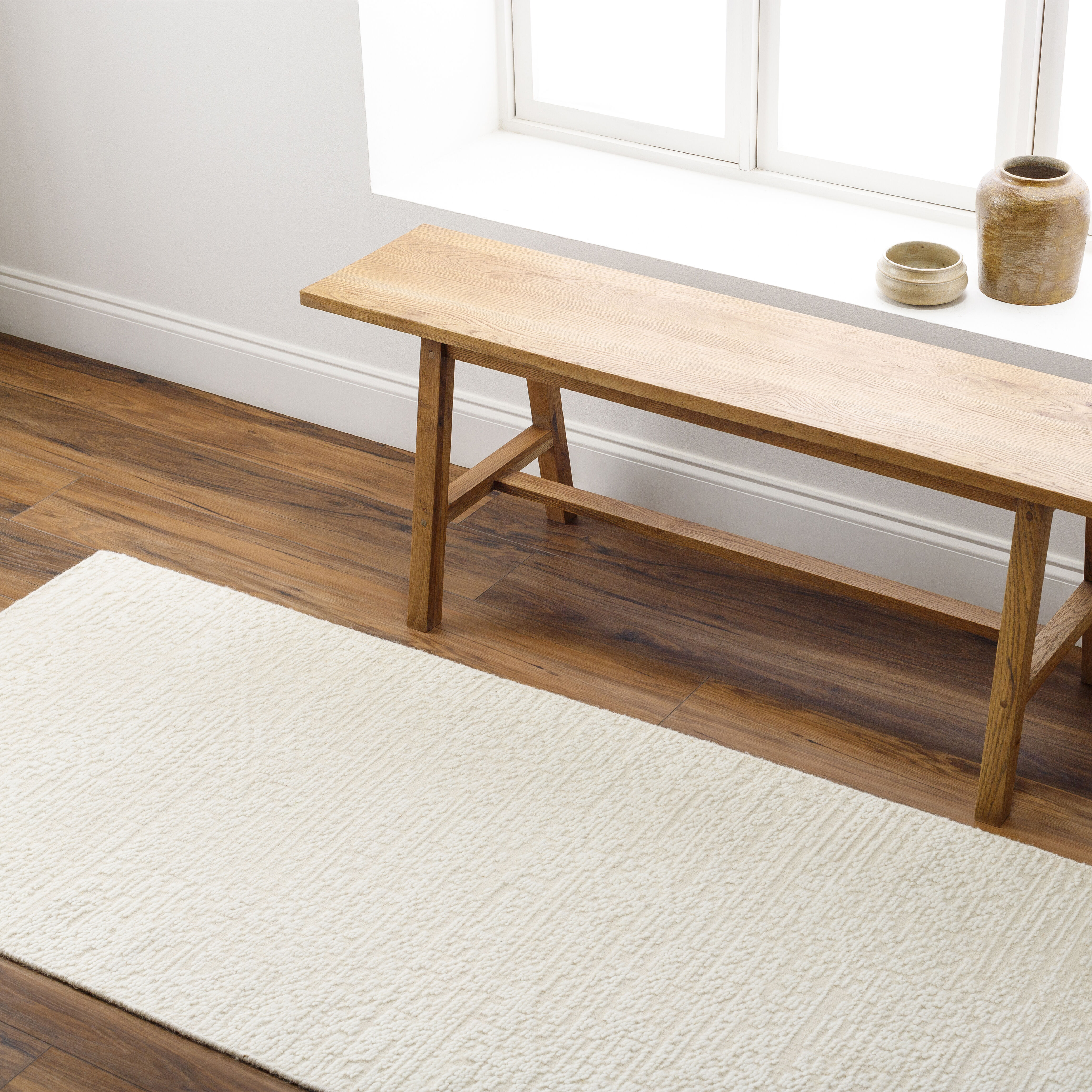 Majorca 96 X 30 inch Light Gray Rug, Runner