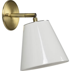 Kai 1 Light 7 inch Antique Brushed Brass Wall Sconce Wall Light