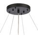 Fantania 6 Light 24 inch Matte Black Chandelier Ceiling Light