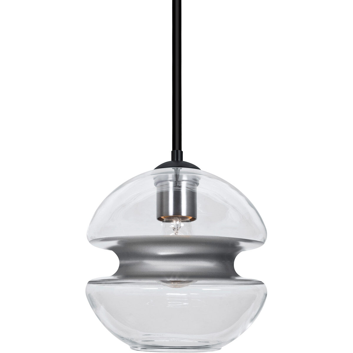 Hula 8 1 Light Black Pendant Ceiling Light