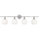 Collier 4 Light 38 inch Chrome Wall sconce Wall Light