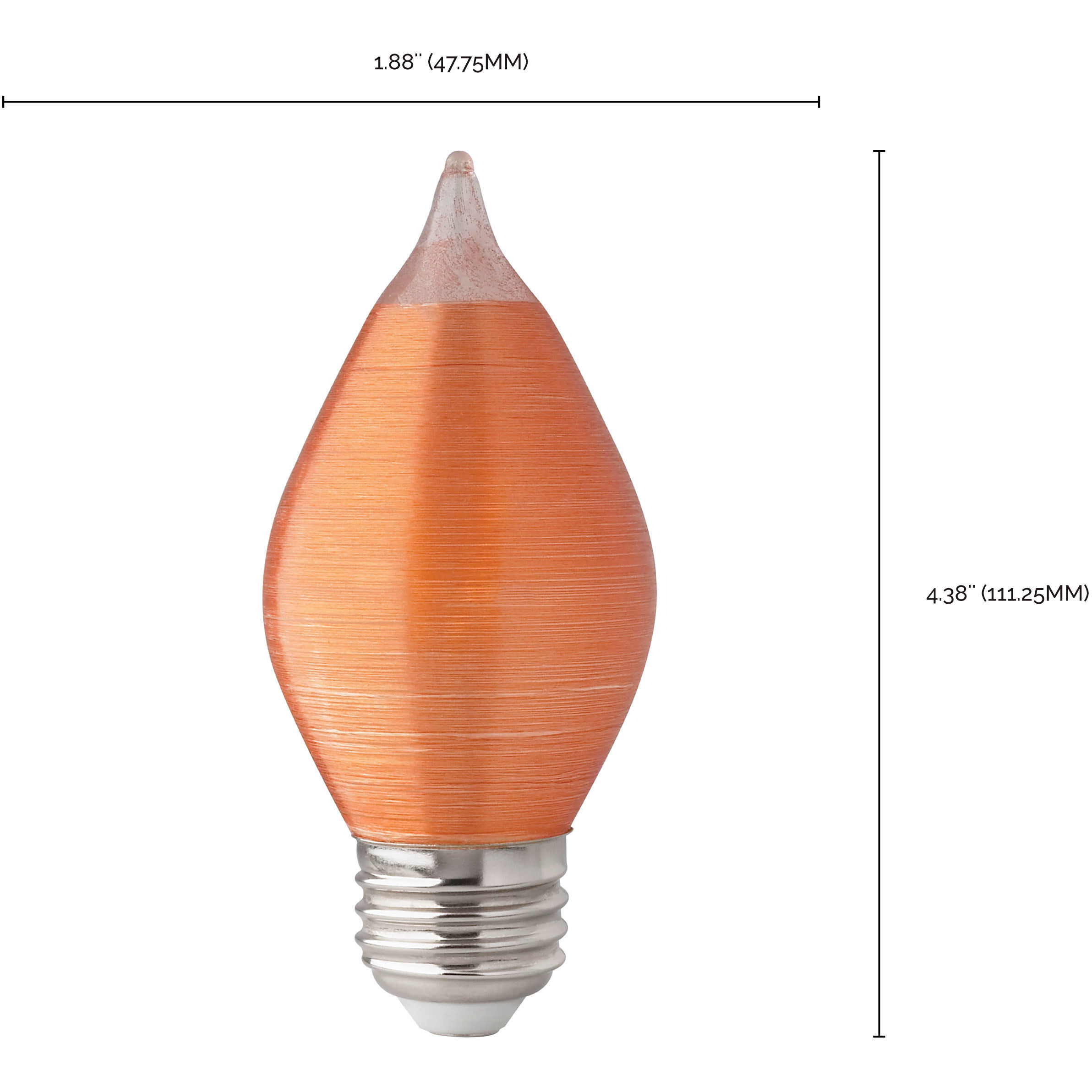Lumos LED C15 Medium E26 4 watt 120V 2100K Light Bulb