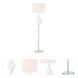Molten 61 inch 100.00 watt Chrome Floor Lamp Portable Light