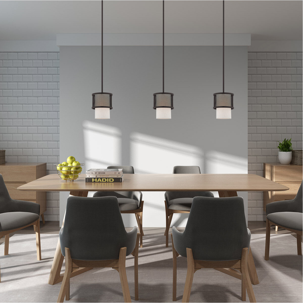 Braddock 1 Light 7 inch Bronze Mini Pendant Ceiling Light