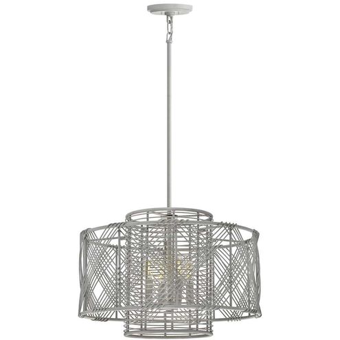 Lisa McDennon Nikko 4 Light 20.25 inch Light Ashwood Indoor Pendant Ceiling Light, Convertible to Semi-Flush