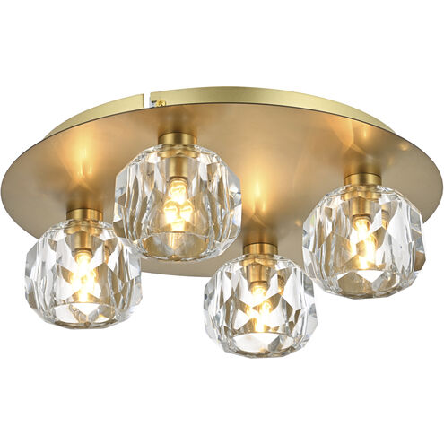 Graham 4 Light 14 inch Gold Flush Mount Ceiling Light