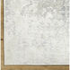 Lille 36 X 24 inch Light Grey / Slate Grey Taupe / Metallic - Silver Handmade Rug in 2 x 3