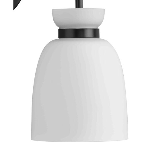 Lexie 4 Light 30 inch Matte Black Bathroom Vanity Light Wall Light