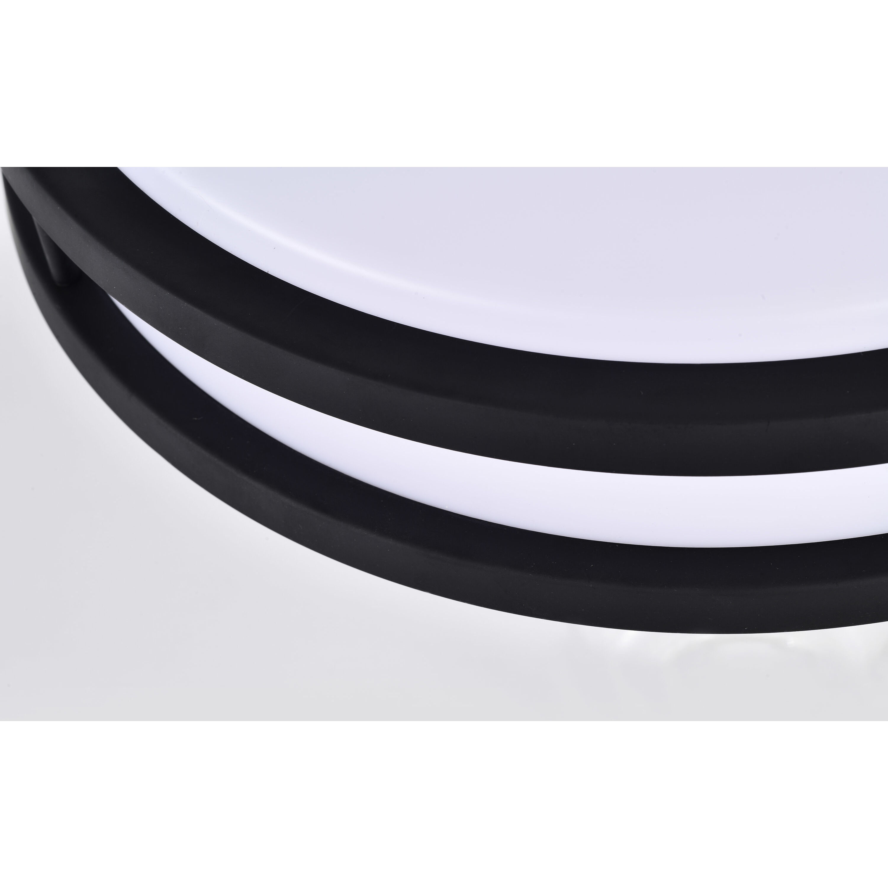 Glamour LED 13 inch Matte Black Flush Mount Ceiling Light