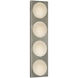 Kelly Wearstler Dichotomy LED 4.5 inch Pewter ADA Sconce Wall Light