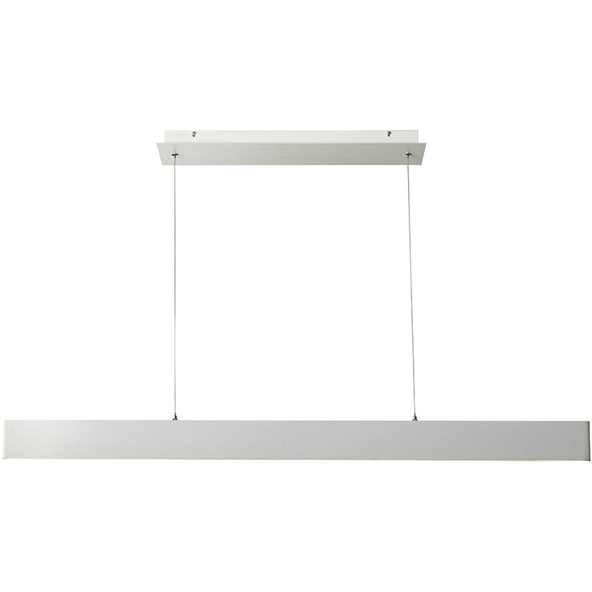 Slim LED 0.6 inch Brushed Aluminum Pendant Ceiling Light