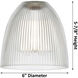 Edison Castile 1 Light 6 inch Matte Black Sconce Wall Light in Clear Glass