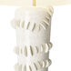 Beatrix 31 inch 150.00 watt Ivory Crackle Lamp Portable Light