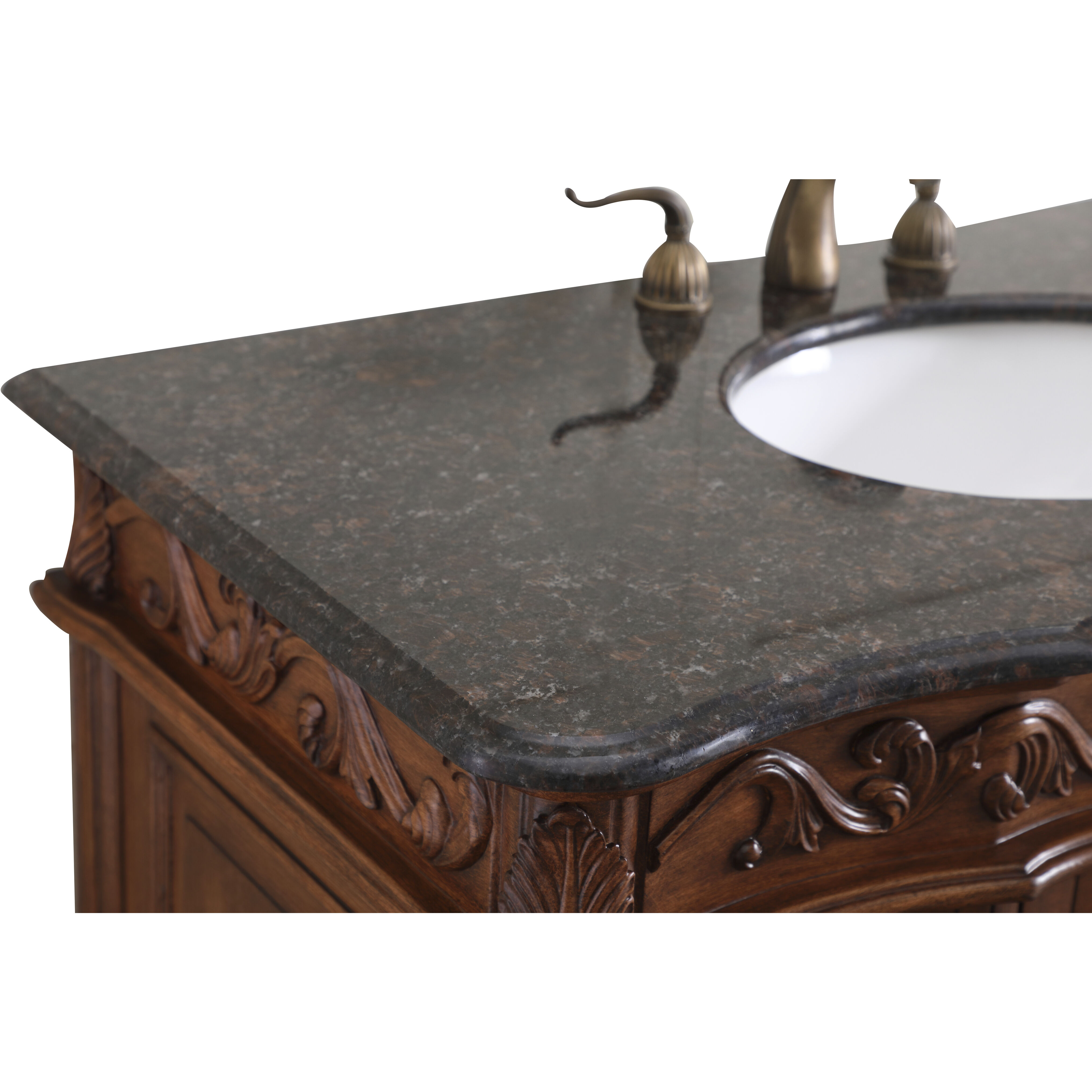 Oakland 84 X 22 X 72 inch Teak Vanity Sink Set